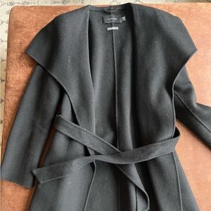 Black Tahari Dress Coat